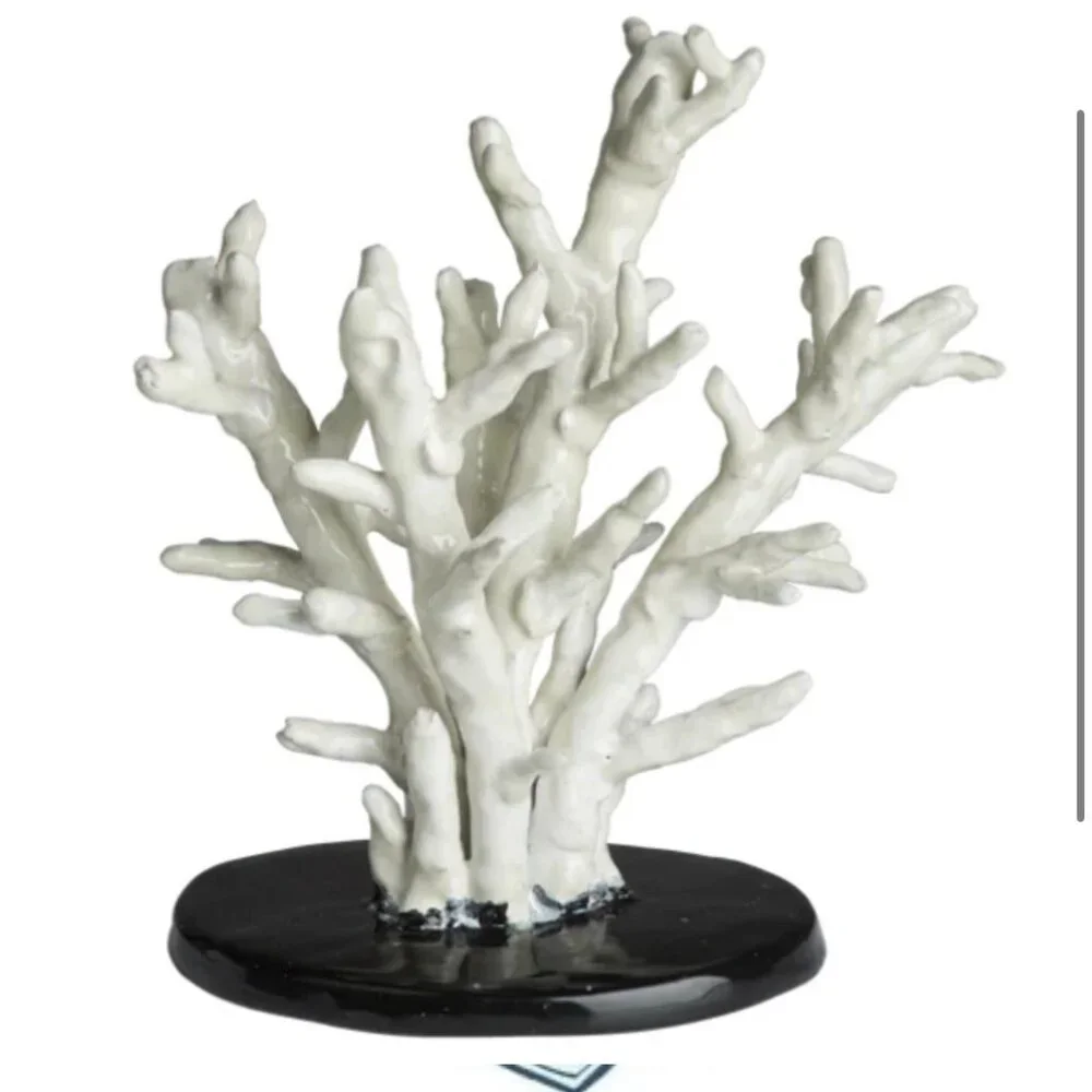 Abigails Italian Faux Coral Sculpture NWT Coastal Decor